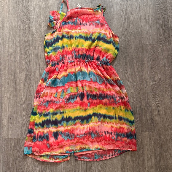 Hello Miss Colorful Ruffle Mini Dress - Picture 4 of 6